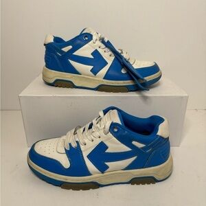 Off-White Out Of Office Leather Sneakers  Blue White